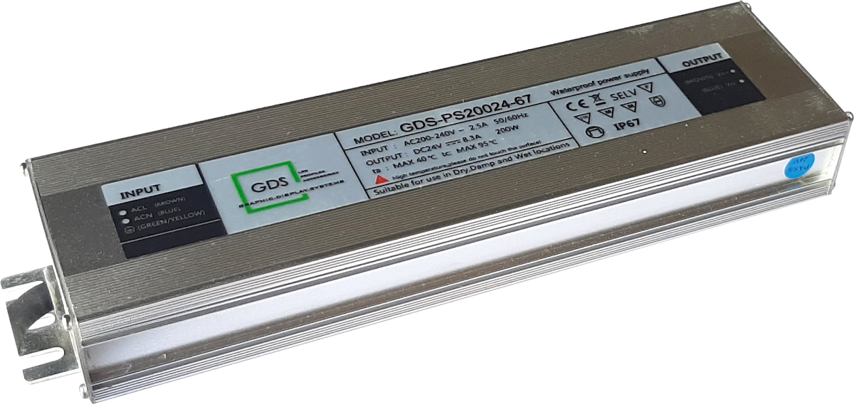 Waterproof Drivers-200W(24V) (GDS-PS20024-67)