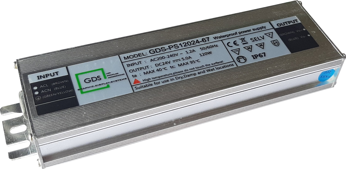 Waterproof Drivers-120W (GDS-PS12024-67)